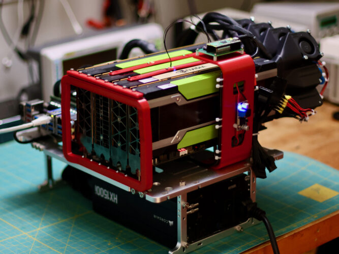 1kW of GPUs on the OpenBenchTable